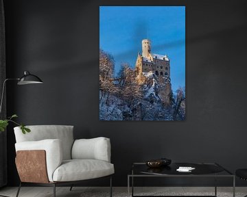 Château de Lichtenstein dans le Jura souabe sur Werner Dieterich