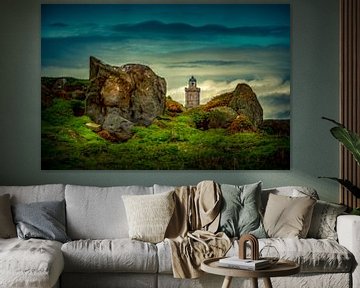 Fotografie Schottland Landschaft - Leuchtturm auf der Isle of May in Schottland