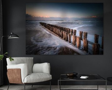 Strandpaaltjes Knokke