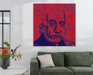 Albert Einstein E = mc 2 van Kathleen Artist Fine Art