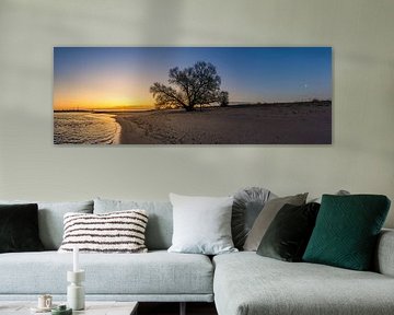 Waalstrand dag en nacht van Jeroen Lagerwerf