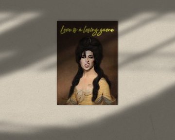 Amy Winehouse digitales Gemälde von Rene Ladenius Digital Art