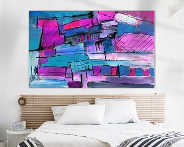 abstract city by Claudia Gründler