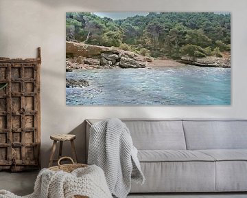 Ein Wald am Strand - Porto Conte - Sardinien - Digitale Kunst von Dicky
