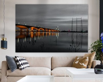 Pont sur la rivière Waal, Le Croisement à Nijmegen