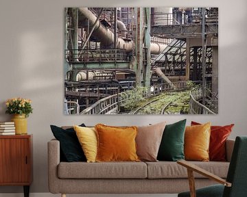 Rusty industrial plant by Achim Prill