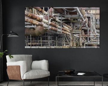 Rusty industrial plant by Achim Prill