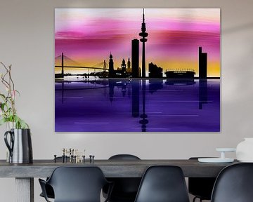 "Skyline Hamburg" 2021 von Keep Magic