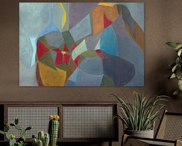 Abstract painting: The wonder by Paul Nieuwendijk