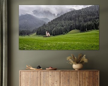Landschaft der Dolomiten