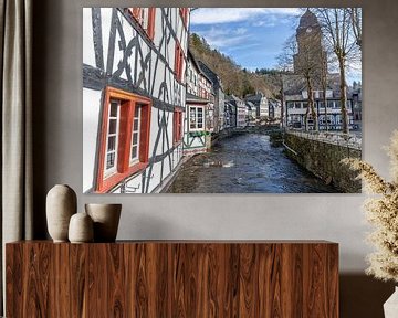 Historic town centre of Monschau in the Eifel region by Reiner Conrad