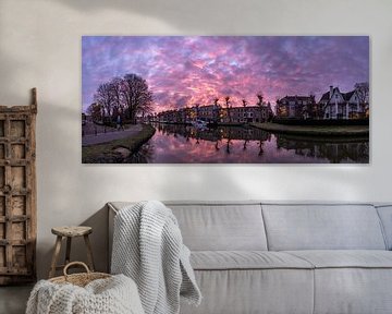 Panorama Durme te Lokeren, België van Lemayee