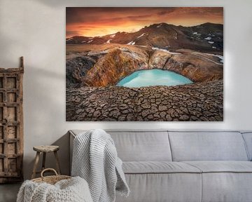 Viti krater, IJsland van FineArt Prints | Zwerger-Schoner |