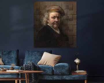 Zelfportret Rembrandt van Rijn van Gisela- Art for You