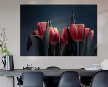 Still life of Dutch tulips by Bastiaan Veenstra