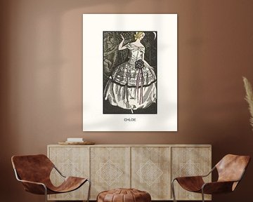 Chloe | Historical Art Deco fashion print | Retro design with modern look by NOONY