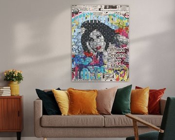 Amy Winehouse -Wo Träume gemacht werden von Gisela - Art for you