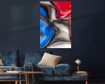 Rood, wit en blauw van Wijbe Visser