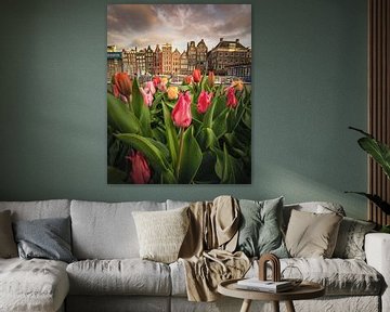 Tulpenfest in Amsterdam von Nick de Jonge - Skeyes