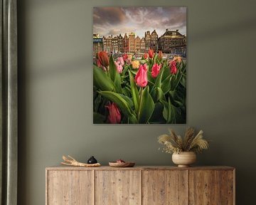 Tulpenfest in Amsterdam von Nick de Jonge - Skeyes