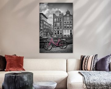 AMSTERDAM Bloemgracht | colorkey von Melanie Viola