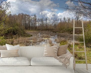 Ein Fluss schlängelt sich durch die Landschaft