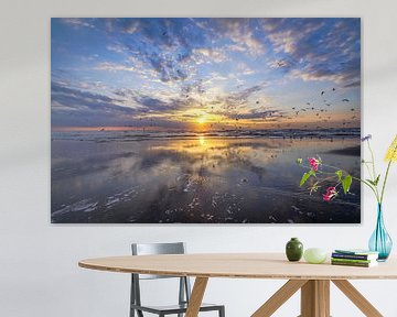 Clouds on the coast by Dirk van Egmond