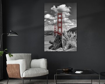 SAN FRANCISCO Golden Gate Bridge | colorkey von Melanie Viola