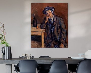 Cézanne, De drinker (ca. 1898–1900) van Atelier Liesjes