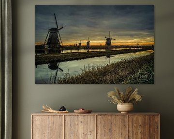The windmills at Kinderdijk