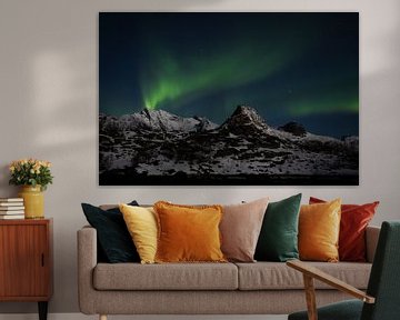 Noorderlicht in Lofoten, Noorwegen | Aurora Borealis scandinavië