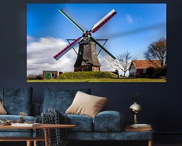 Moulin de Zélande le Blazekop sur Fotografie in Zeeland