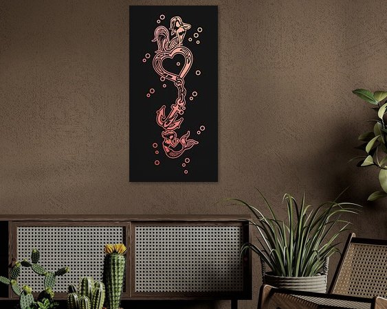 Example of the artwork in a room