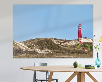 Roter Leuchtturm auf Schiermonnikoog von Annie Postma