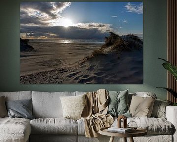 Ameland sur la plage