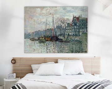 Blick auf die Prins Hendrikkade und das Kromme Waal in Amsterdam, Claude Monet