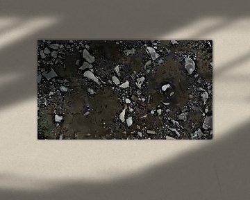 Abstrakt - Figurativ - Verschiedene Steine im Boden verstreut - Digitale Kunst von Dicky
