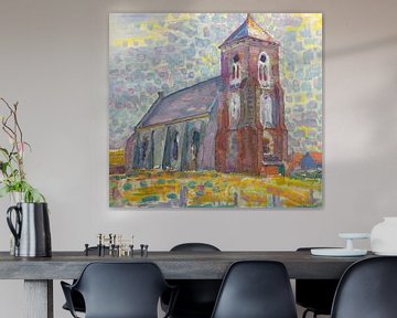 Church In Zoutelande, Piet Mondrian