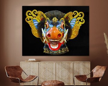 Barong Masker van Eduard Lamping