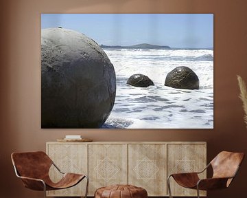 Moeraki boulders