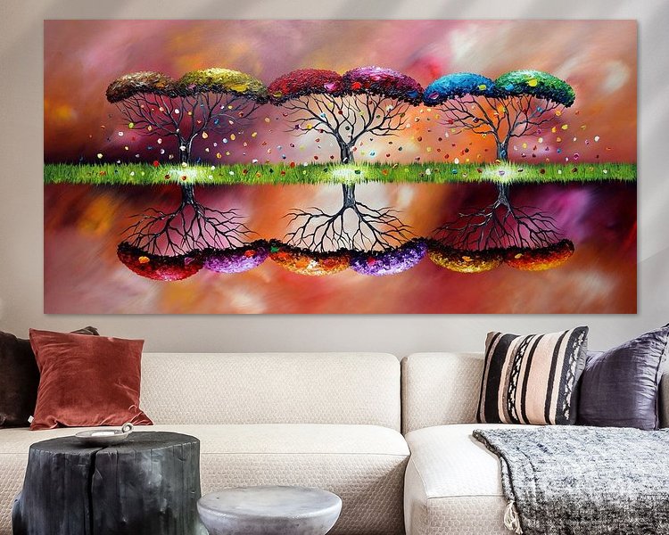 Example of the artwork in a room