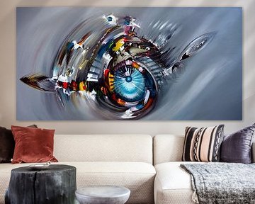 Blaues Licht von Gena Theheartofart