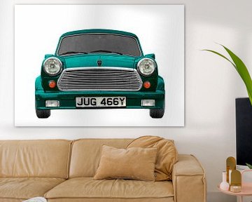 Mini convertible 1275cc in cyan by aRi F. Huber