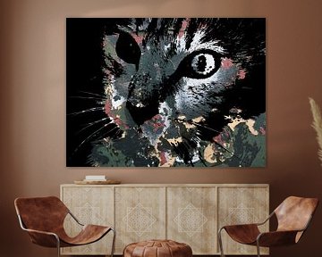 Cat Art: Camouflage Cats 2A