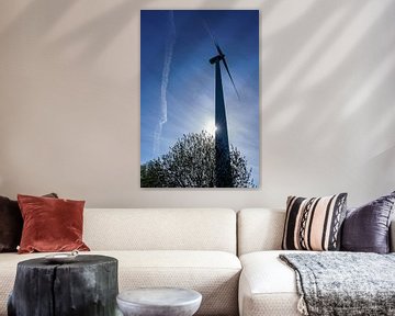 windmolen en zon  ecopark van Pixel Meeting Point