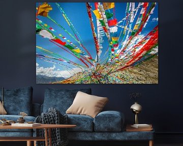 Tibetan prayer flags by Jack Donker