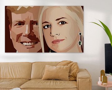 King Willem-Alexander and Queen Maxima by Mirso Bajramovic