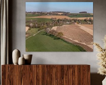 Luchtfoto van Bulkum bij Simpelveld in Zuid-Limburg van John Kreukniet