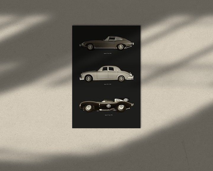 Beispiel: Ikonische Jaguar Autos von Jan Keteleer