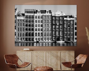 Grachtenhuizen in Amsterdam van Marit Lindberg